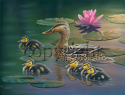 "Mother's Care"  - Giclee Canvas picture