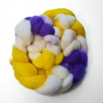 Intersex Pride - Unspun Roving - 4 oz, 100% Superwash Merino