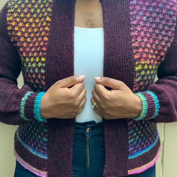 Homecoming Cardigan Sweater Kit - Small, The Blue Hole/Morganite picture