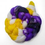 Non-Binary Pride - Unspun Roving - 4 oz, 100% Superwash Merino