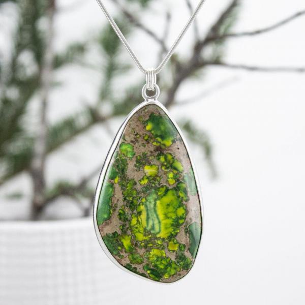 Green Jasper Pendant