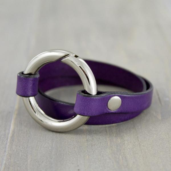 Purple Spring Gate Bracelet