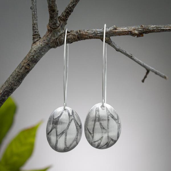 Willow Curved Oval Earrings