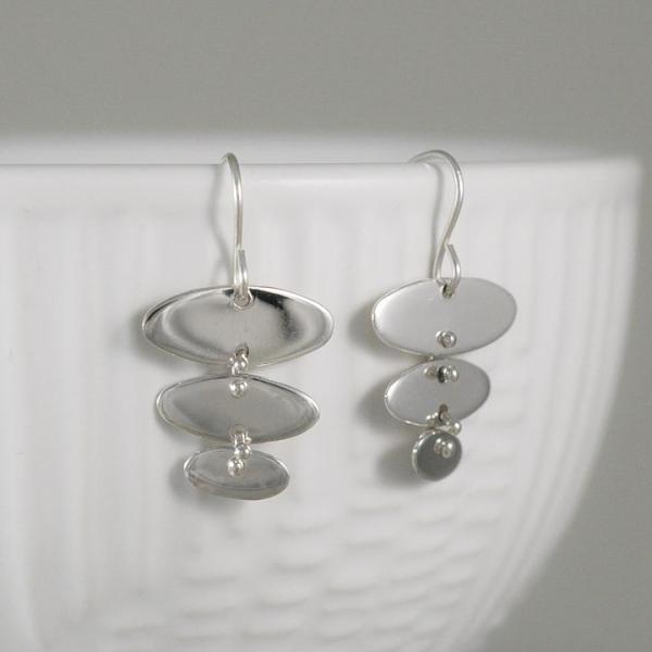 Triple Oval Earrings