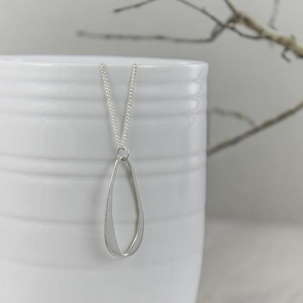 Abstract Teardrop Pendant