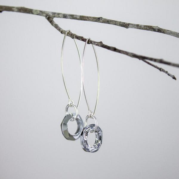 Clear Swarovski Crystal Earrings