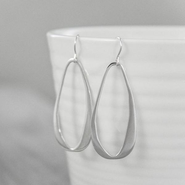 Abstract Teardrop Earrings