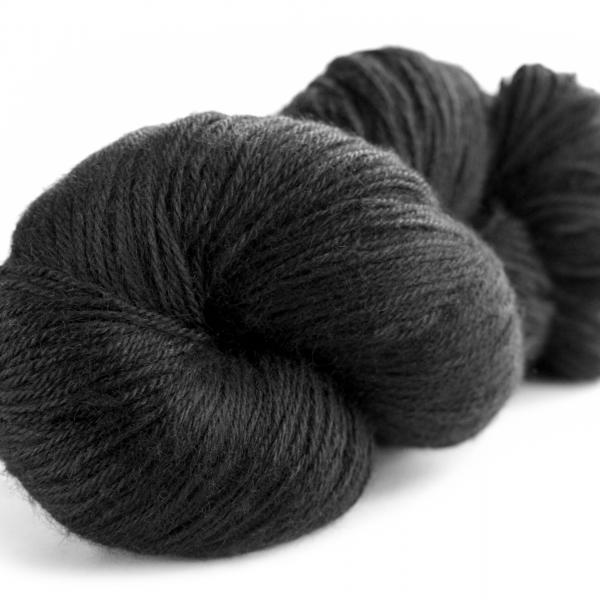 Black Alpaca yarn