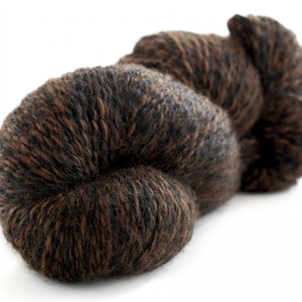 Chocolate/Black #119 alpaca yarn