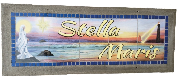 Stella Maris - Never Fade Sign for Home or Patio