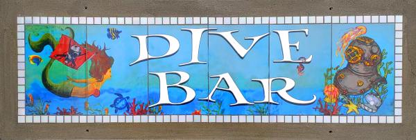 Dive Bar - Never Fade Sign for Home or Patio