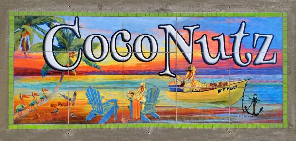 CocoNutz - Never Fade Sign for Home or Patio picture