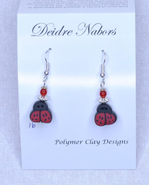 Lady Bug Earrings