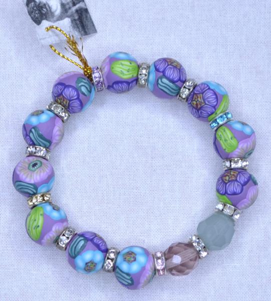 Lavender/Green/Turquoise Bracelet