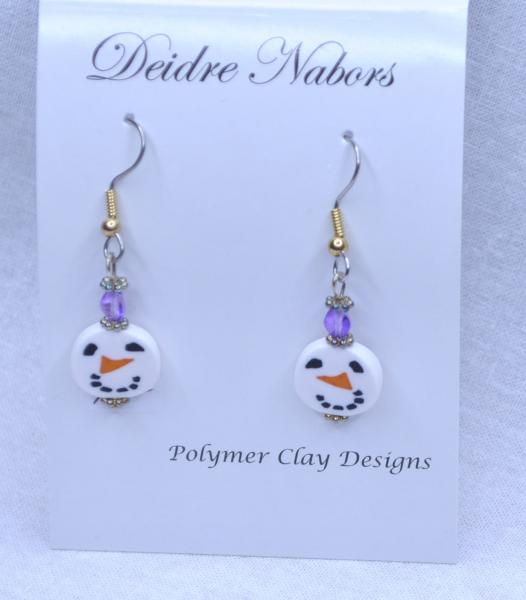 Snowman Earrings