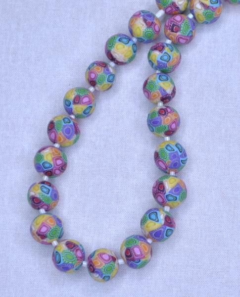 Rainbow Beaded Necklace