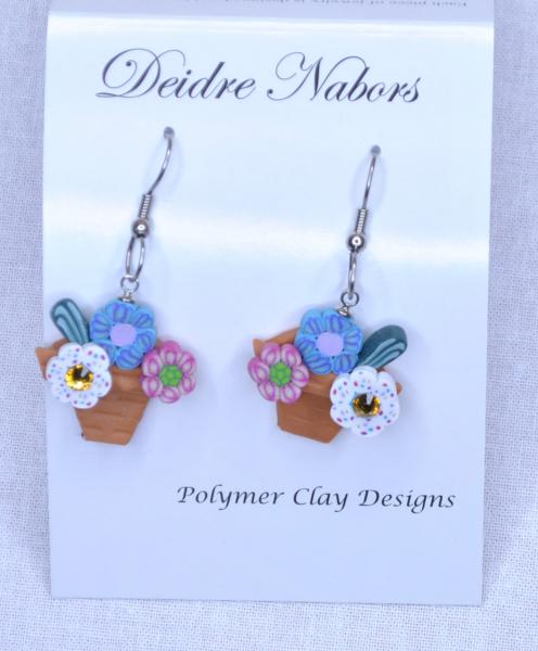 Flower Basket Earrings