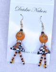 Pumpkin People Earrings