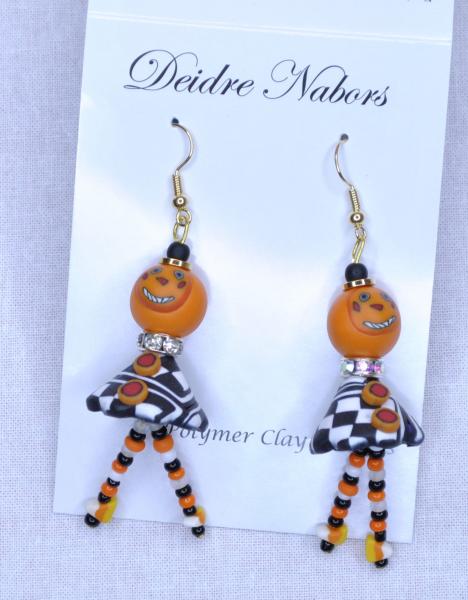 Pumpkin People Earrings picture