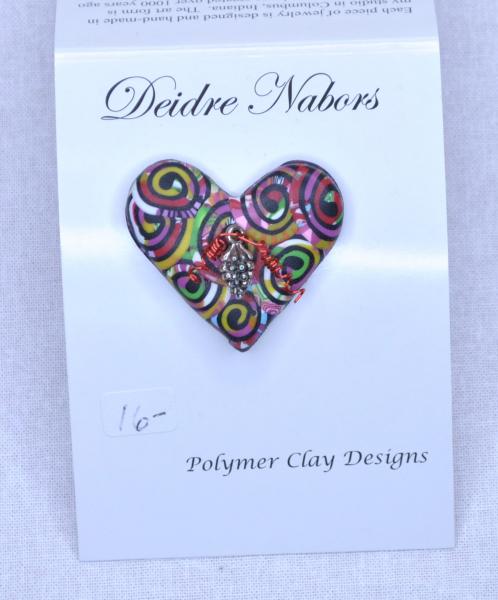 Swirley Heart Pin picture