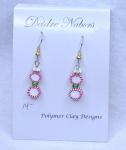 Tiny Double Peppermint Earring