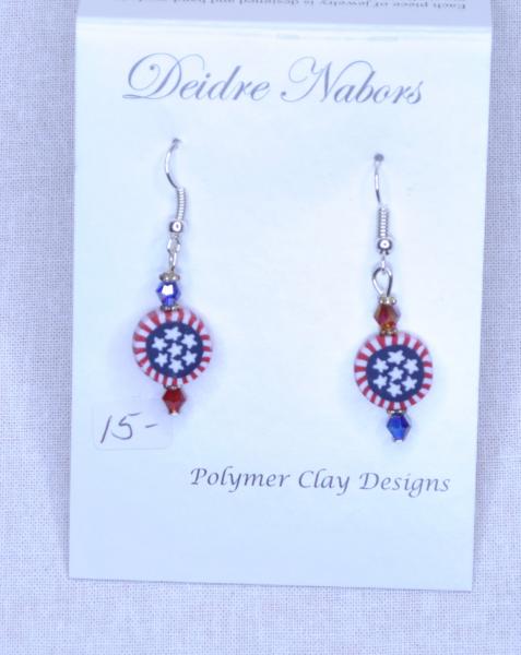 Stripes and Stars Earrings
