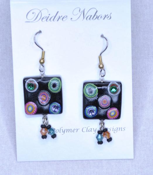 BoHo Tile Earrings with Dangle picture