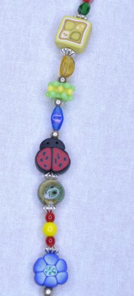 Ladybugs and Flower Necklace picture