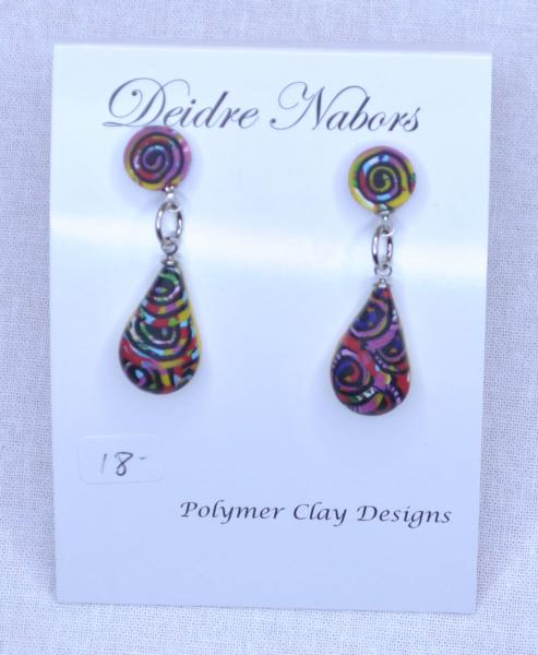 Multi-Colored Teardrop Earrings picture