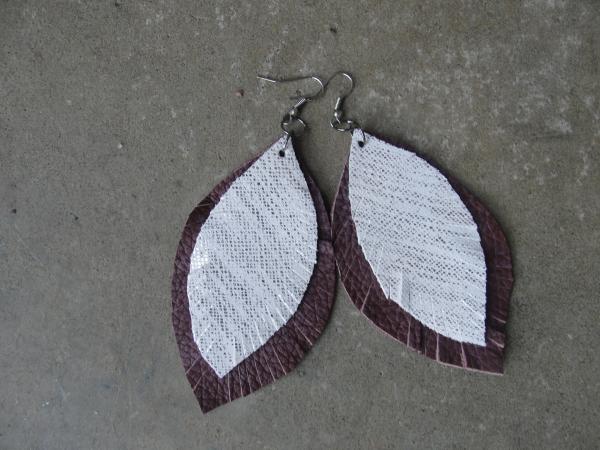Leather Fringe Earrings picture