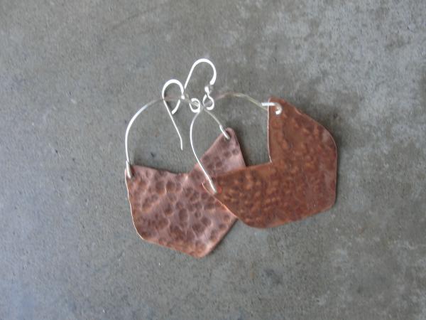 Mixed Metal Hoop Earrings picture