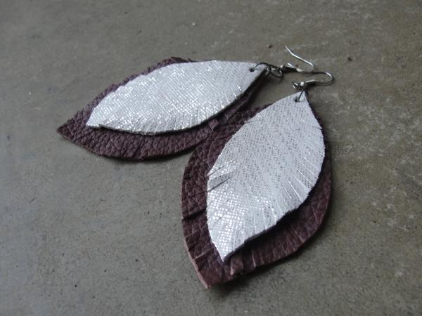 Leather Fringe Earrings picture