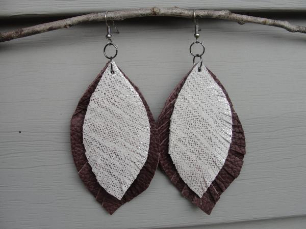 Leather Fringe Earrings picture