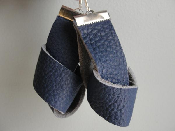 Leather Knot Earrings picture