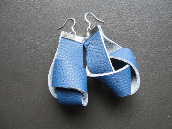 Leather Knot Earrings picture