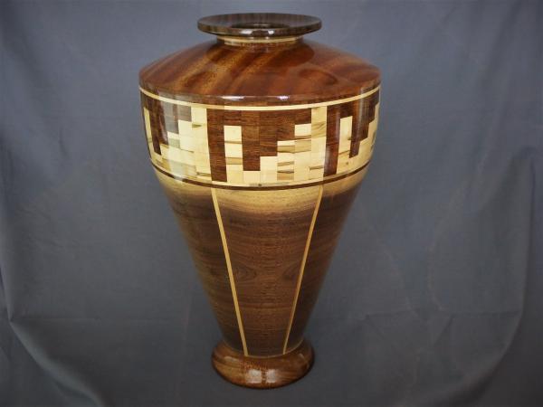 #794 Staved and segmented vase