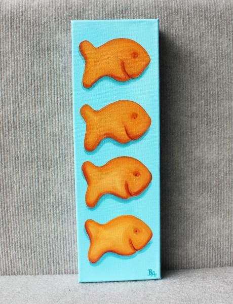 goldfish cracker art