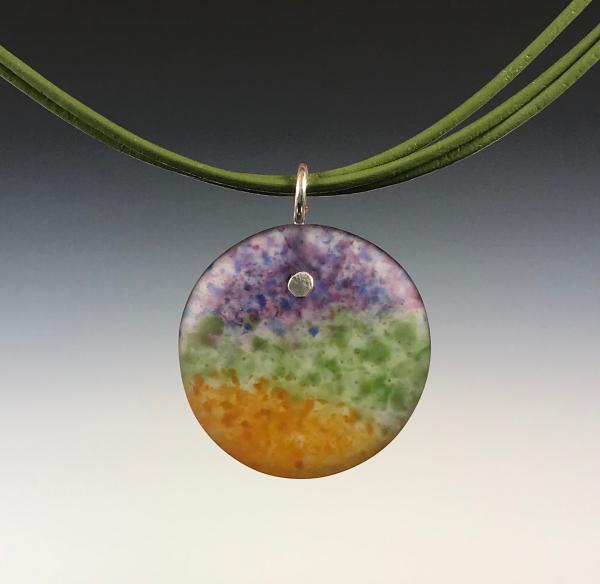 Landscape Art Glass Pendant Necklace picture