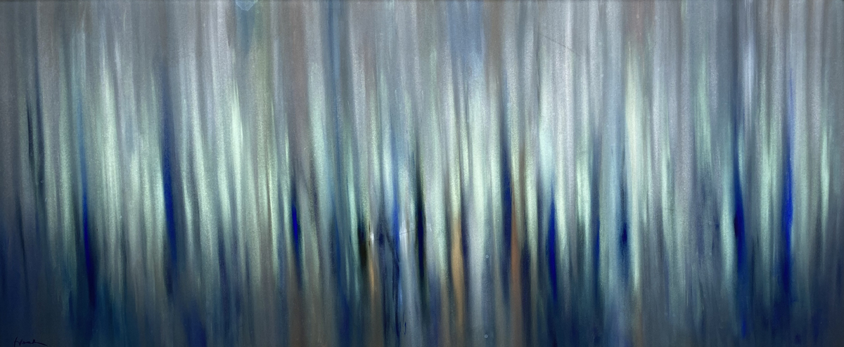 Blue Spaces Between Trees