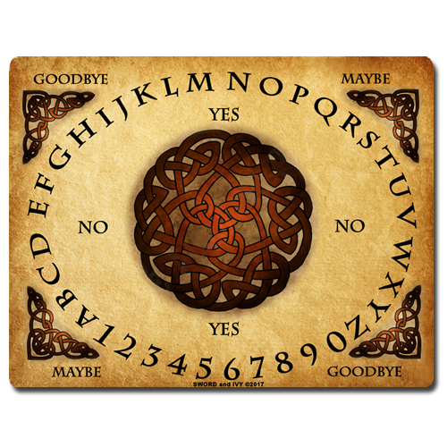 Brown Celtic Knot Pendulum Board