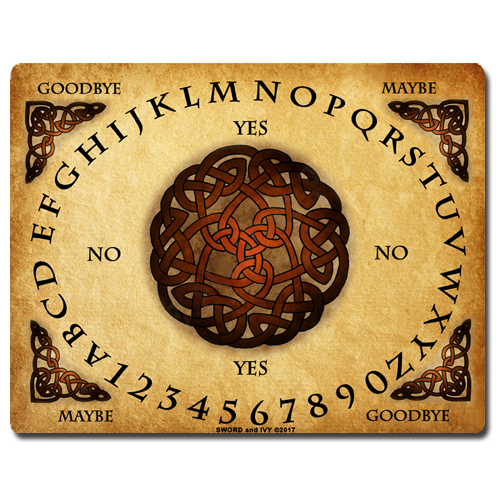 Brown Celtic Knot Pendulum Board picture