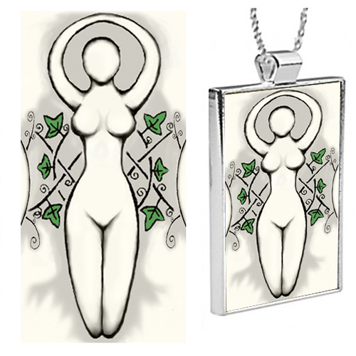 Goddess Pendant with Chain