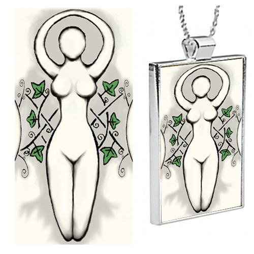 Goddess Pendant with Chain picture