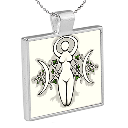 Moon Goddess Pendant with Chain picture