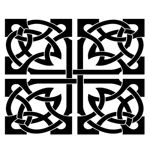 Celtic Squares Mousepad