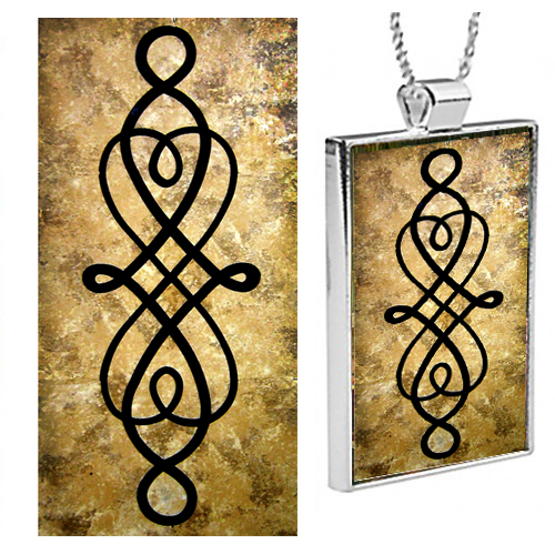 Celtic Love Knot Pendant with Chain