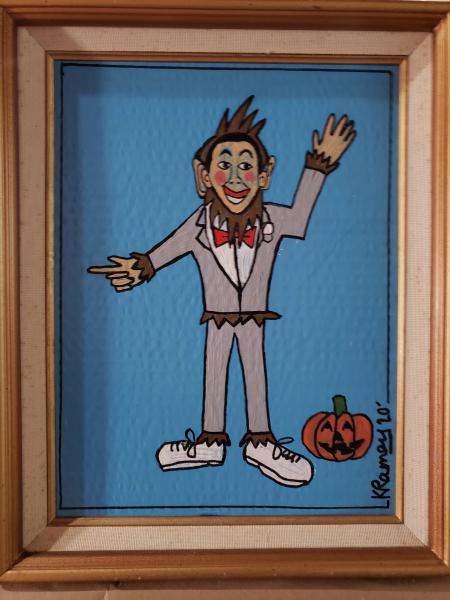 The night Bigfoot dressed as Pee Wee Herman for Halloween