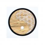 Large Hand Cut Yin Yang - Spalted Maple