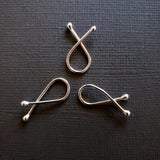 Set of Sterling Silver Convertible Stitch Markers picture