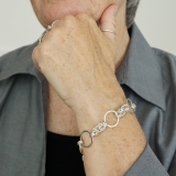 Sterling Silver Byzantine Bracelet picture
